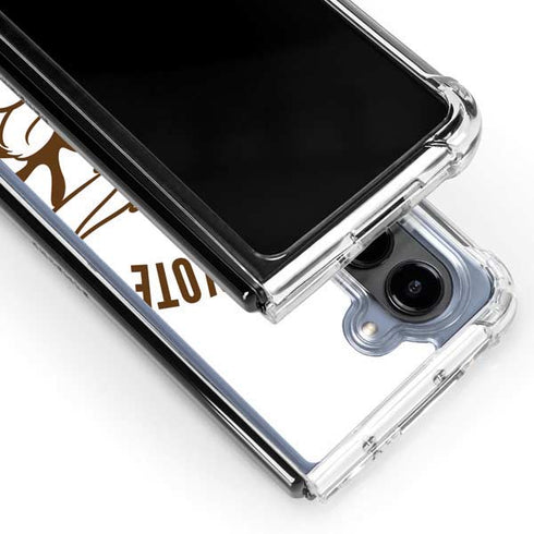 Looney Tunes Wile E Coyote Big Head Galaxy Z Fold5 5G Clear Case